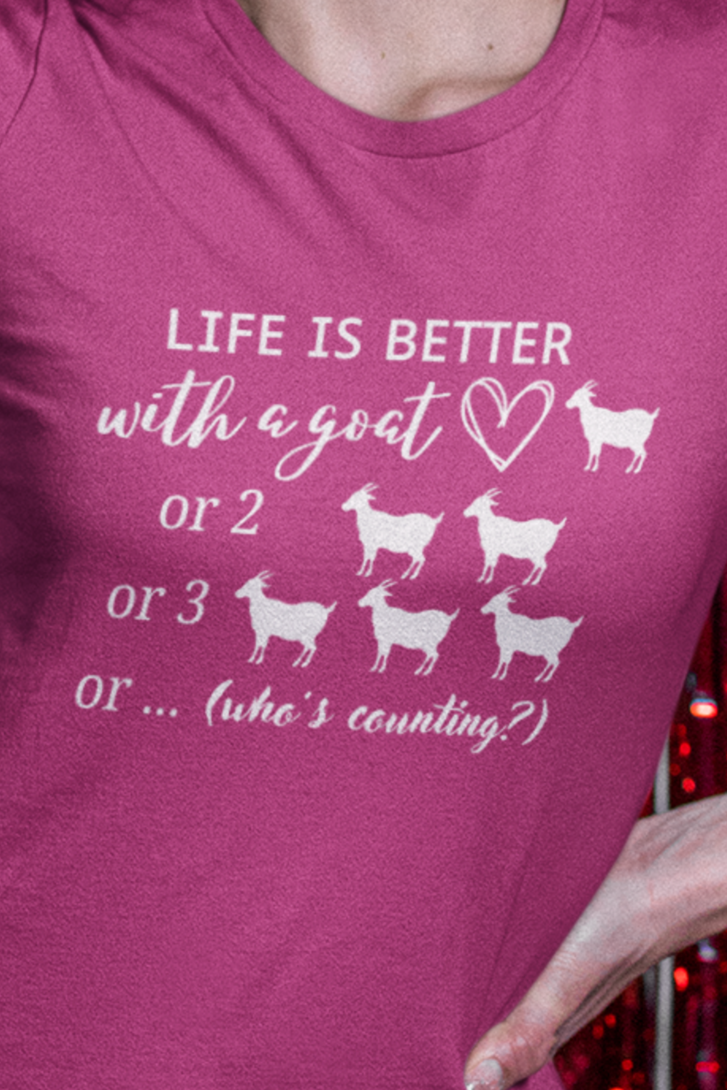 Life is Better with a Goat Short Sleeve T-Shirt, Goat Shirt, Funny Goat Shirt, Goat Gifts, Farm Shirt, Goat Tees, Farm Tees, Funny Farm Tees