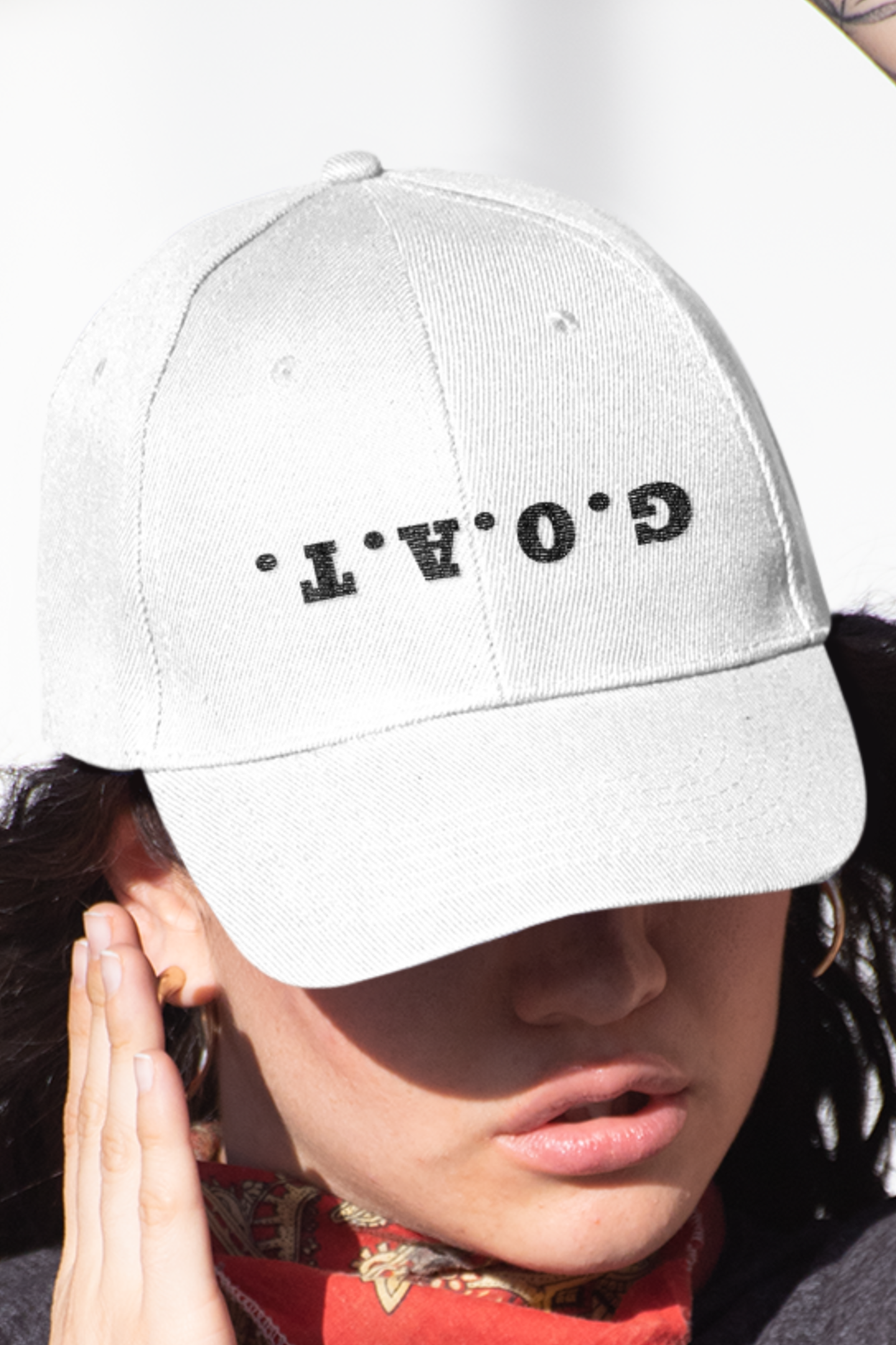 Upside Down GOAT Embroidered Hat, Unique Gift Idea, Goat Mom Hat, Goat Lover Hat