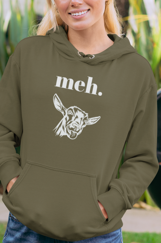 Meh Goat Hoodie, Cut Goat Hoodie, Goat Lover Hoodie, Farm Animal Hoodie, Kids Goat Hoodie, Goat Lover Gift, Farm Girl Hoodie, Goat Show Hoodie