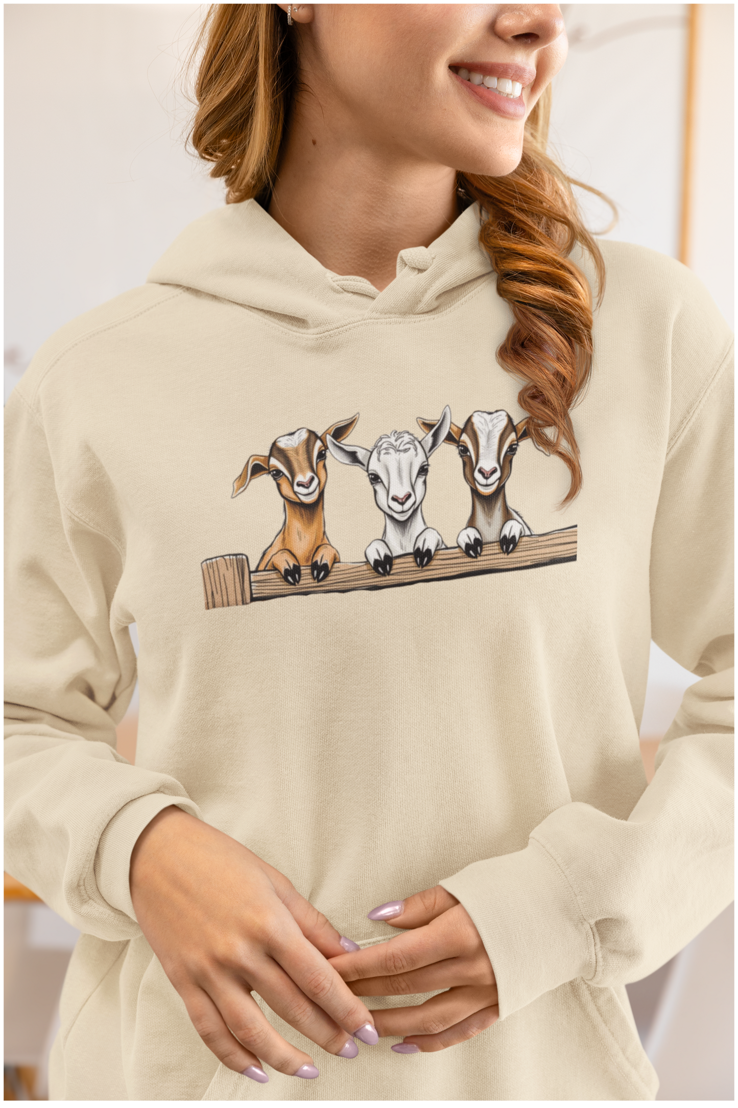 Three Funny Baby Goats Shirt, Farm Life Goat Lovers Shirt, Cute Goat T-Shirt, Farm Animal Shirt, Lovely Goats Gift, Farmer Family Shirt