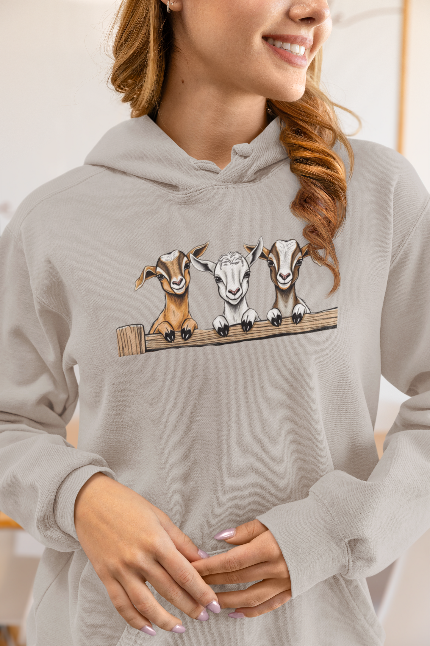 Three Funny Baby Goats Shirt, Farm Life Goat Lovers Shirt, Cute Goat T-Shirt, Farm Animal Shirt, Lovely Goats Gift, Farmer Family Shirt