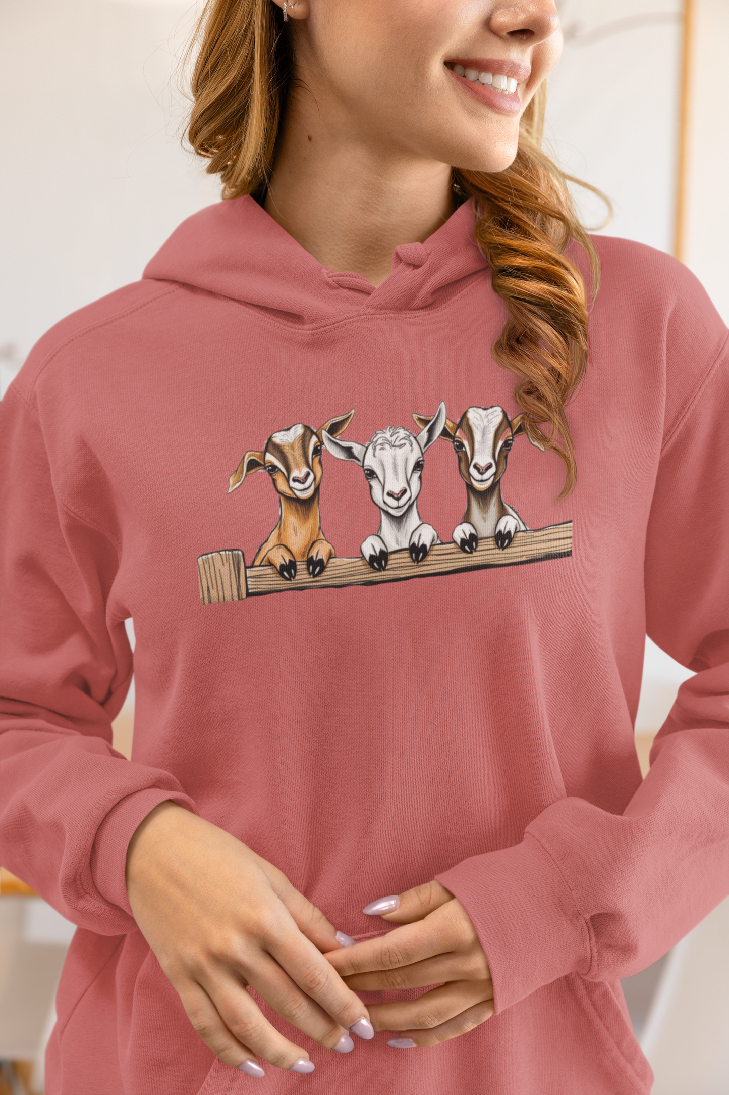 Three Funny Baby Goats Shirt, Farm Life Goat Lovers Shirt, Cute Goat T-Shirt, Farm Animal Shirt, Lovely Goats Gift, Farmer Family Shirt