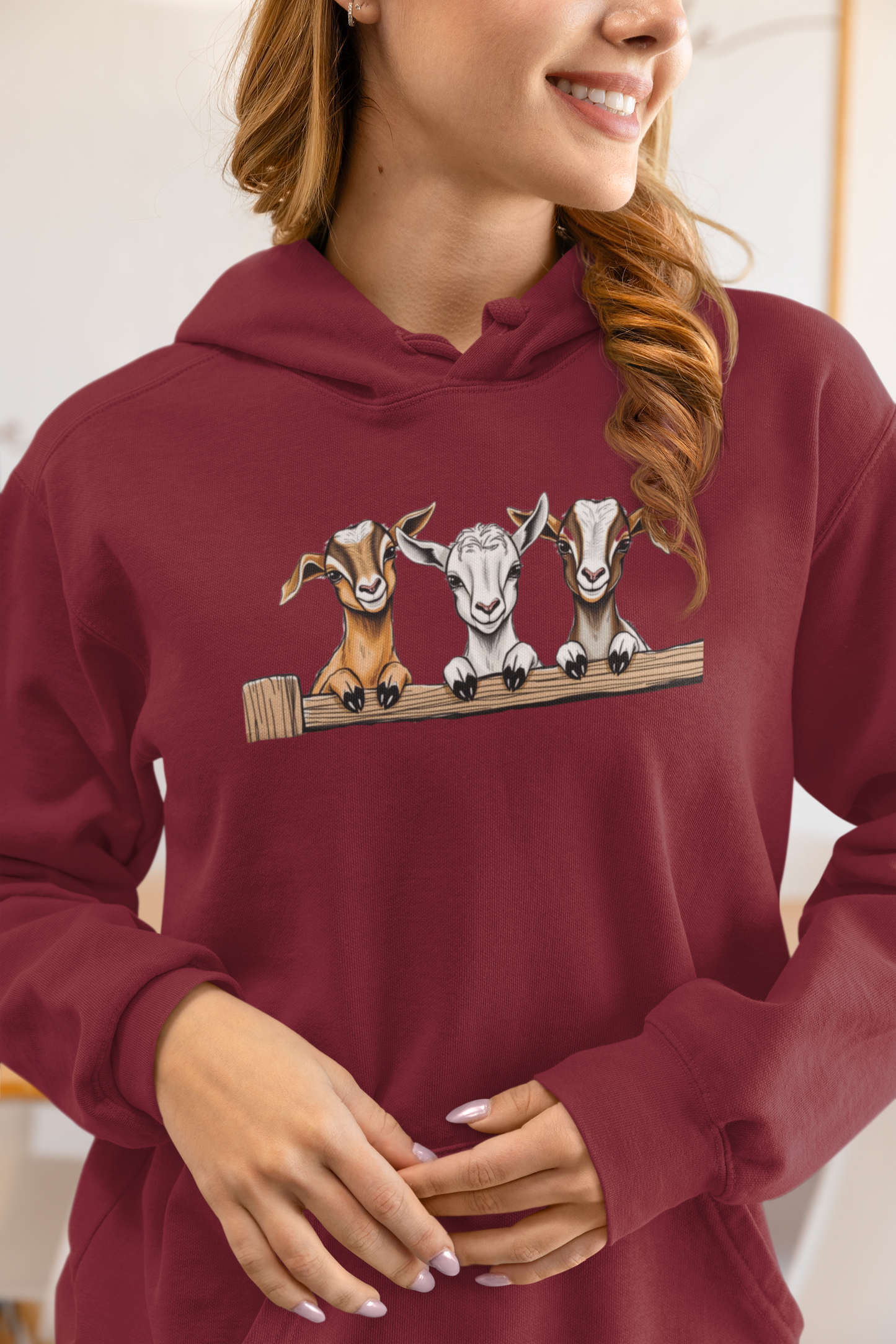 Three Funny Baby Goats Shirt, Farm Life Goat Lovers Shirt, Cute Goat T-Shirt, Farm Animal Shirt, Lovely Goats Gift, Farmer Family Shirt