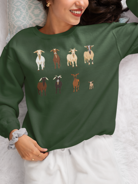 Goats Shirts, Goat Lover Shirt, Cute Goats Shirt, Farm Animal Shirt,Farmer Girl Shirt, Farm Animal Tshirt for Women, Funny Goat Kid Shirt