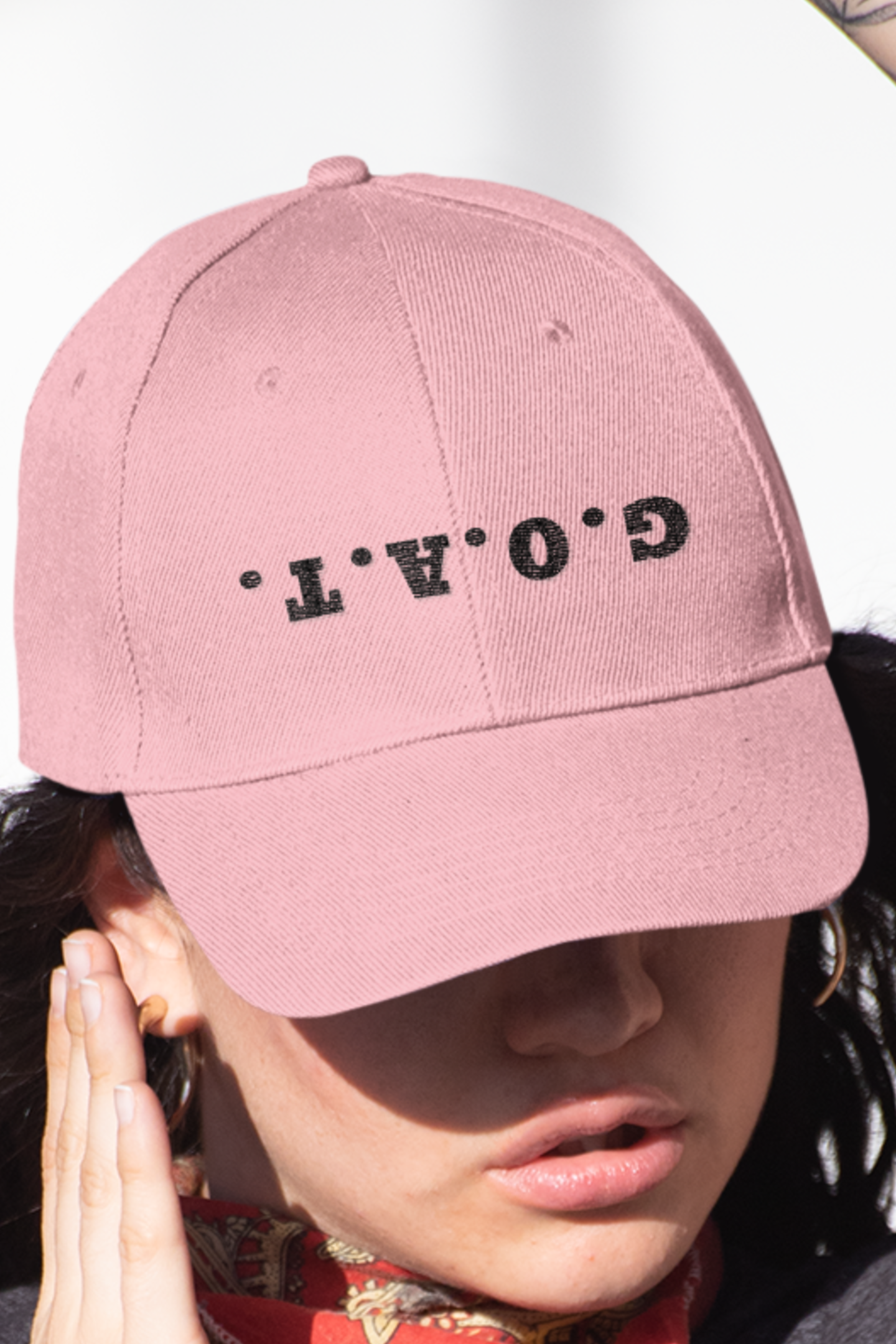 Upside Down GOAT Embroidered Hat, Unique Gift Idea, Goat Mom Hat, Goat Lover Hat