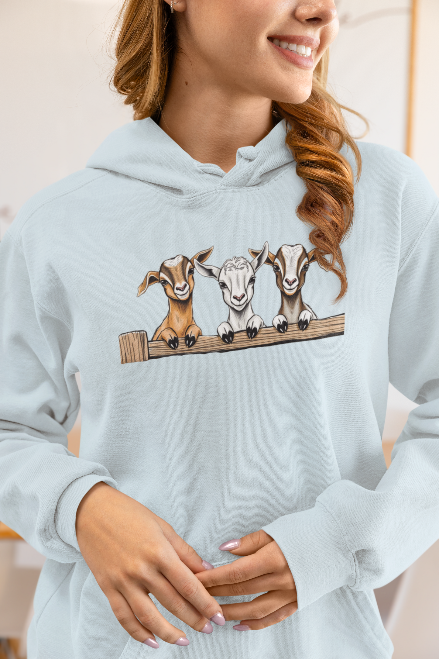 Three Funny Baby Goats Shirt, Farm Life Goat Lovers Shirt, Cute Goat T-Shirt, Farm Animal Shirt, Lovely Goats Gift, Farmer Family Shirt