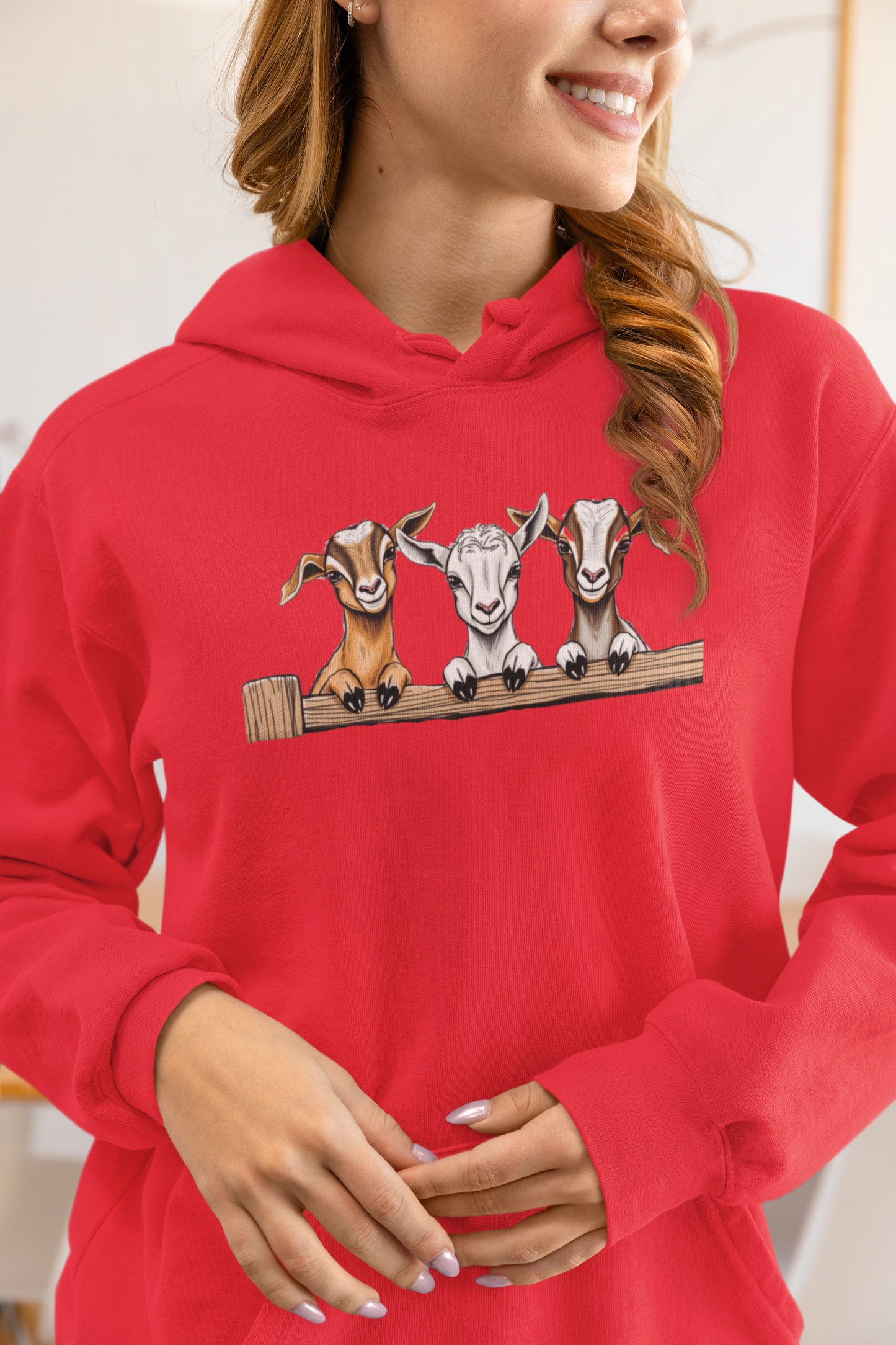 Three Funny Baby Goats Shirt, Farm Life Goat Lovers Shirt, Cute Goat T-Shirt, Farm Animal Shirt, Lovely Goats Gift, Farmer Family Shirt