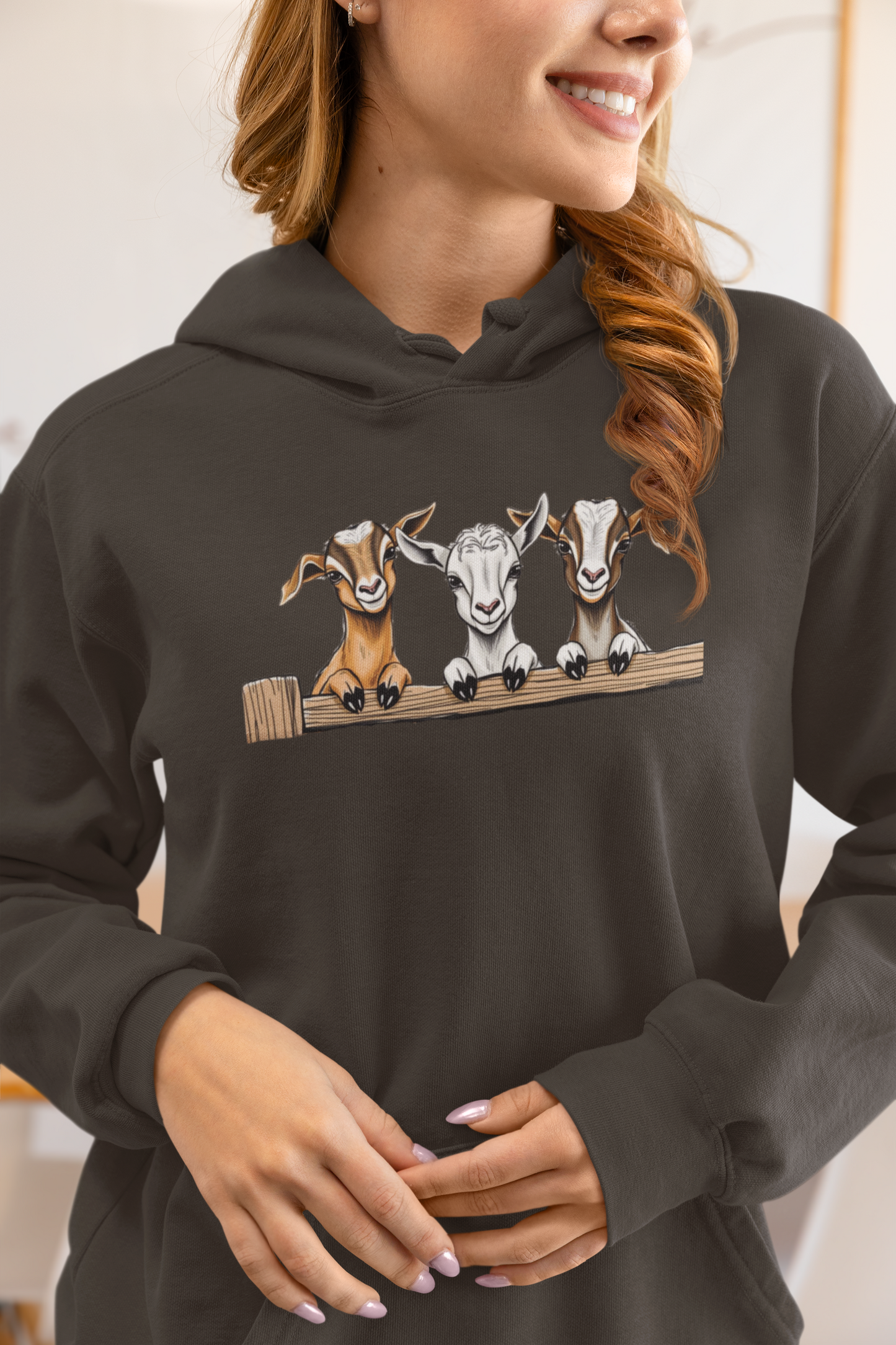 Three Funny Baby Goats Shirt, Farm Life Goat Lovers Shirt, Cute Goat T-Shirt, Farm Animal Shirt, Lovely Goats Gift, Farmer Family Shirt
