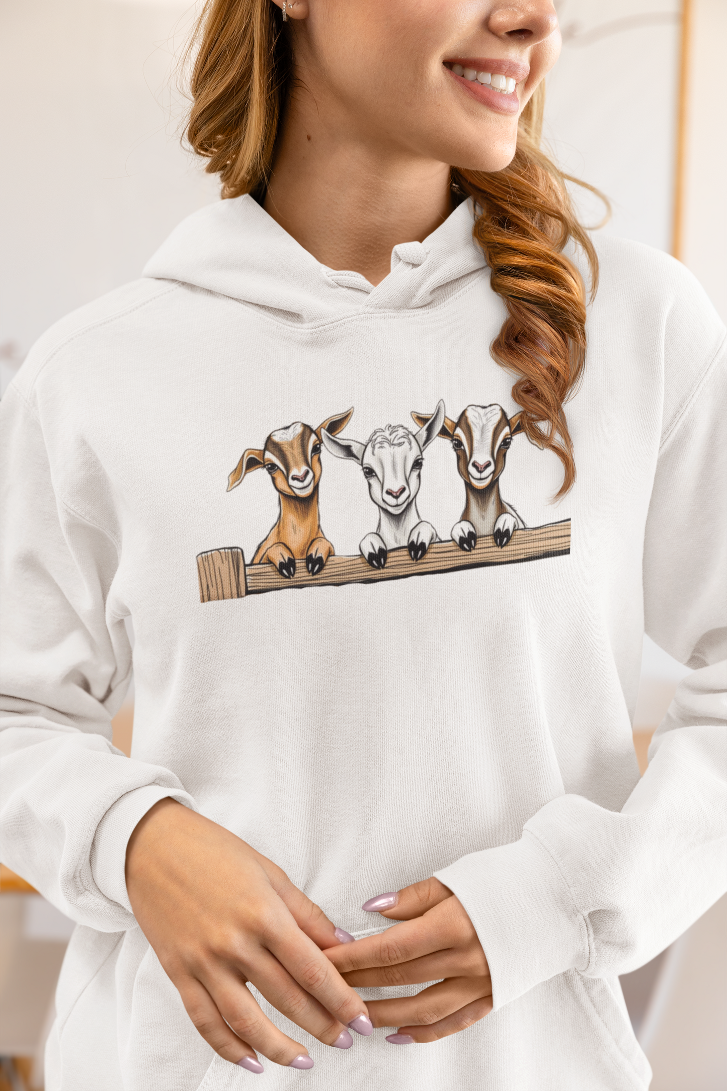 Three Funny Baby Goats Shirt, Farm Life Goat Lovers Shirt, Cute Goat T-Shirt, Farm Animal Shirt, Lovely Goats Gift, Farmer Family Shirt